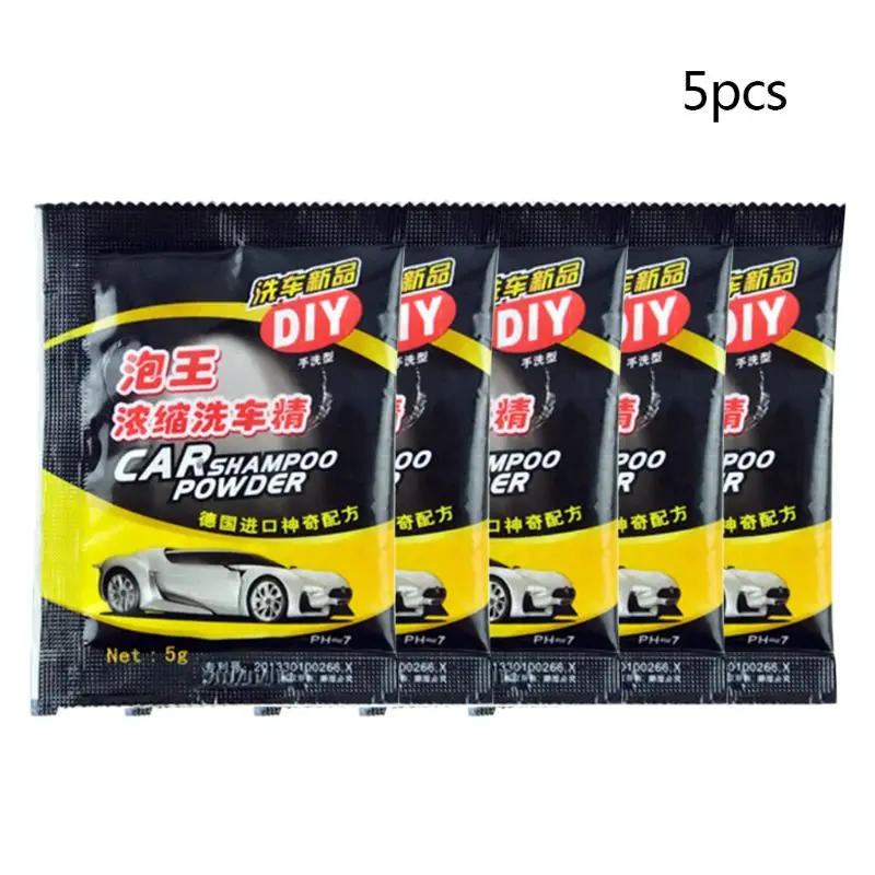 5Pcs Powder Car Wash Shampoo Universal Cleaning Car Shampoo Multifunctional Cleaning Tools
5Pcs Powder Car Wash Shampoo Universal Cleaning Car Shampoo Multifunctional Cleaning Tools