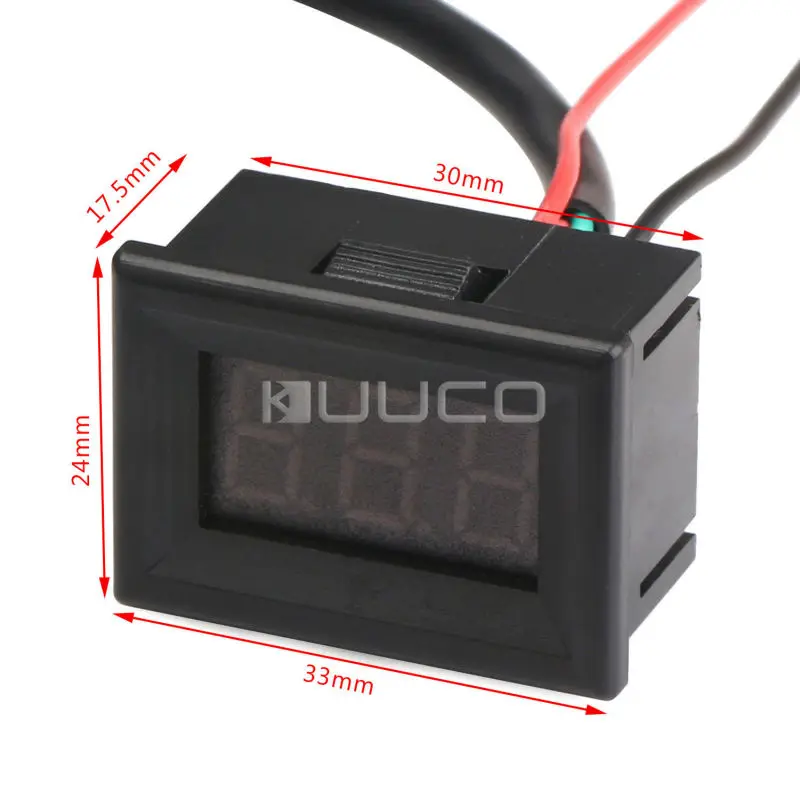 5 PCS/LOOT Mini Thermometer DC12V 24V Red Led Temperature Tester -55~125 Celsius Degrees Temp Monitor for Car/Air/Indoor/Outdoor
5 PCS/LOOT Mini Thermometer DC12V 24V Red Led Temperature Tester -55~125 Celsius Degrees Temp Monitor for Car/Air/Indoor/Outdoor