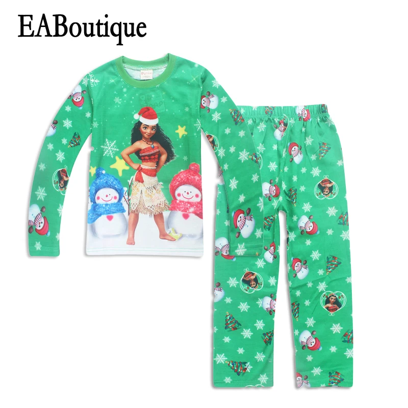 EABoutique/зимняя Рождественская Пижама с рисунком снеговика из мультфильма Моана