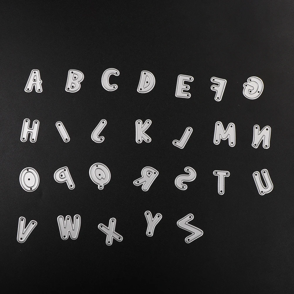 26pcs/Set Silver Embossing Die Alphabet Letters Metal Cutting Dies Stencils For DIY Scrapbooking Sewing Tools Craft
26pcs/Set Silver Embossing Die Alphabet Letters Metal Cutting Dies Stencils For DIY Scrapbooking Sewing Tools Craft