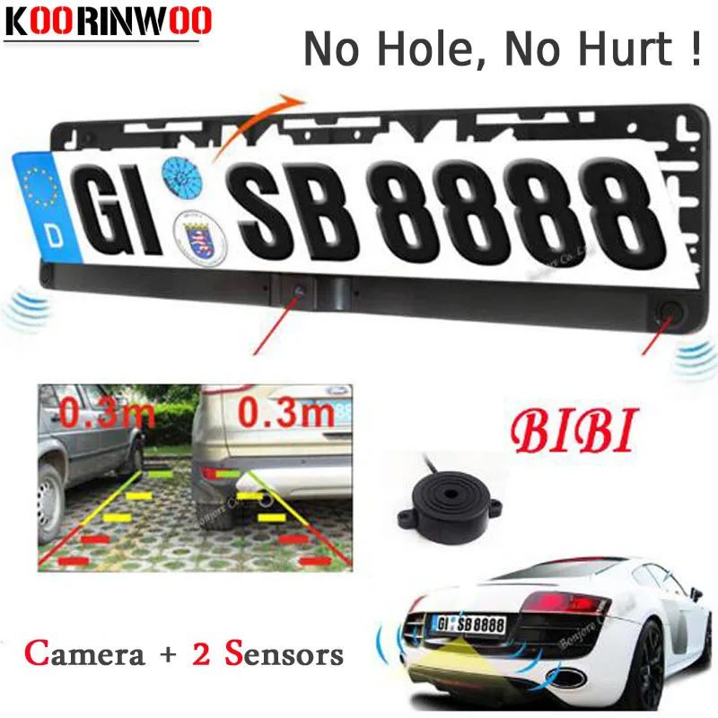 Автомобильная парковочная камера Koorinwoo, двухъядерный процессор, Европейская Рамка для номерного знака, камера заднего вида
Автомобильная парковочная камера Koorinwoo, двухъядерный процессор, Европейская Рамка для номерного знака, камера заднего вида