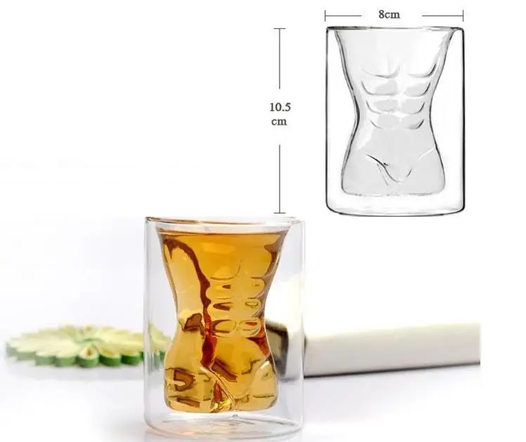 Double-layer Glass cup Strong Man,Creative 180ml Heat-Resistant Glass wine Beer coffee Juice Dinkware Home office Bar Party gift
Double-layer Glass cup Strong Man,Creative 180ml Heat-Resistant Glass wine Beer coffee Juice Dinkware Home office Bar Party gift