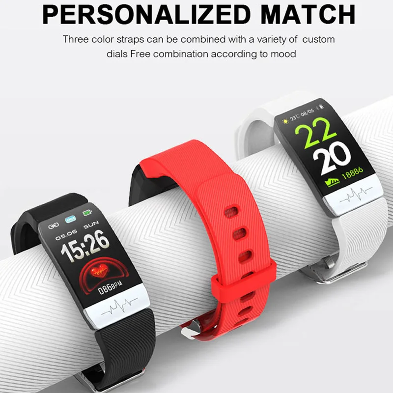 Fitness Tracker Smart Watch ECG PPG Smart Band Blood Pressure Waterproof Heart Rate Monitor Smart Bracelet Men Women Pedometer
Fitness Tracker Smart Watch ECG PPG Smart Band Blood Pressure Waterproof Heart Rate Monitor Smart Bracelet Men Women Pedometer