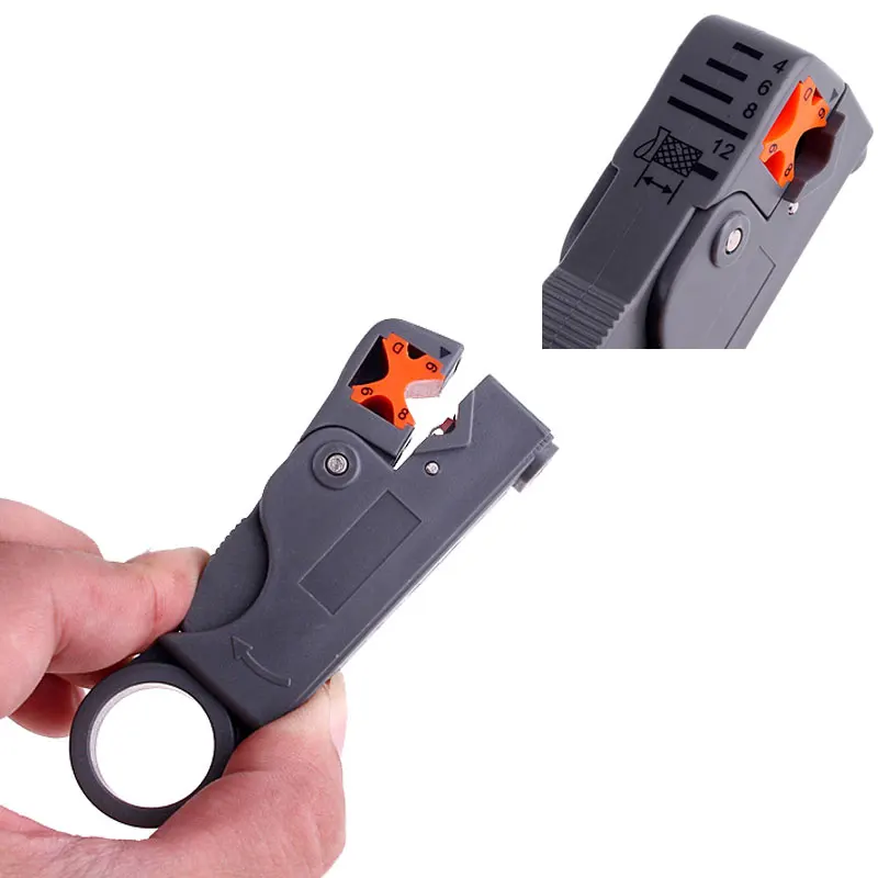 Portable Mini Wire Stripper Knife Crimper Pliers Crimping Tool Cable Stripping Cutter(Grey )
Portable Mini Wire Stripper Knife Crimper Pliers Crimping Tool Cable Stripping Cutter(Grey )