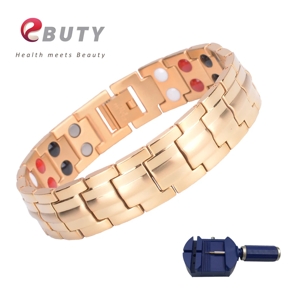EBUTY, золотой браслет для мужчин, магнит, спортивный браслет для здоровья, титановые браслеты, ионы, энергия, исцеление, модный браслет, лучший...
EBUTY, золотой браслет для мужчин, магнит, спортивный браслет для здоровья, титановые браслеты, ионы, энергия, исцеление, модный браслет, лучший...