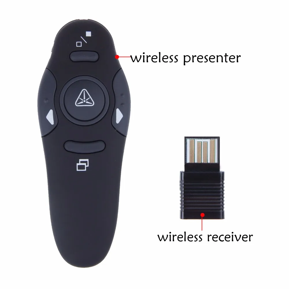 Беспроводной Презентер с красными лазерными указками USB RF пульт дистанционного