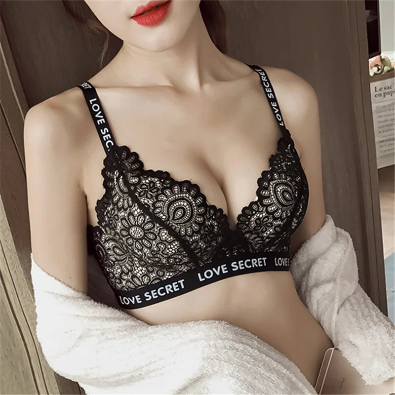 DERUILADY Sexy Lace Push Up Bras for Women Lingerie Wire Free Underwear Seamless bra Breathable Bralette soutien gorge femme
DERUILADY Sexy Lace Push Up Bras for Women Lingerie Wire Free Underwear Seamless bra Breathable Bralette soutien gorge femme