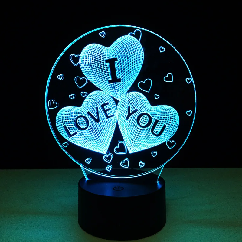 Wedding Decor I Love You Heart 3D Optical Illusion Mood Light 7 Colors Change Luminaria Lava Lamp Kids Night Light Novelty Gifts
Wedding Decor I Love You Heart 3D Optical Illusion Mood Light 7 Colors Change Luminaria Lava Lamp Kids Night Light Novelty Gifts