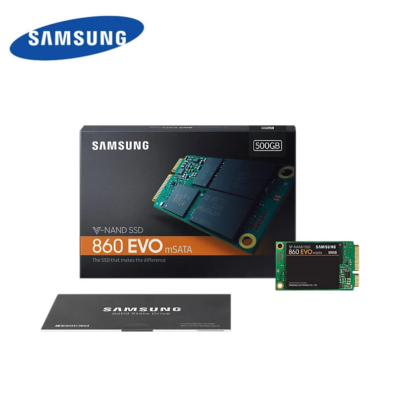 SAMSUNG 860 EVO твердотельный диск 250 ГБ MSATA SSD внутренний жесткий 500 Гб ТБ для ноутбука