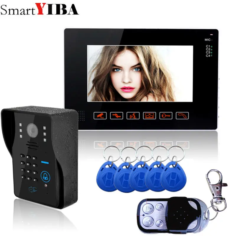 SmartYIBA FREE SHIP 9" Video Door Phone Doorbell Intercom System Compatible RFID Keyfobs Video intercom
SmartYIBA FREE SHIP 9" Video Door Phone Doorbell Intercom System Compatible RFID Keyfobs Video intercom