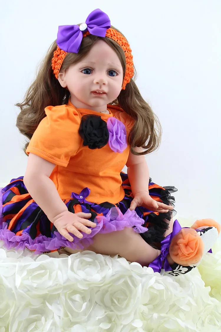 60cm Big size Bebes reborn toddler princess girl silicone vinyl baby dolls toys for children gift boneca reborn
60cm Big size Bebes reborn toddler princess girl silicone vinyl baby dolls toys for children gift boneca reborn