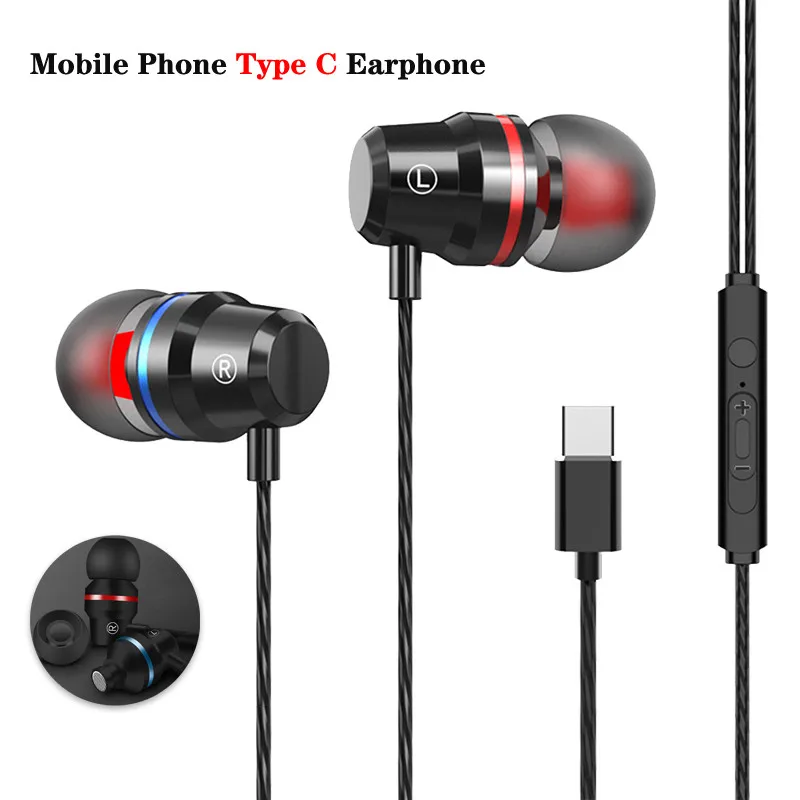 2 Pieces Bass Earpieces Type C Earphone Metal Wired Headset Hifi Earbuds for Samsung Huawei Xiaomi Zte Phone Ear Phones
2 Pieces Bass Earpieces Type C Earphone Metal Wired Headset Hifi Earbuds for Samsung Huawei Xiaomi Zte Phone Ear Phones