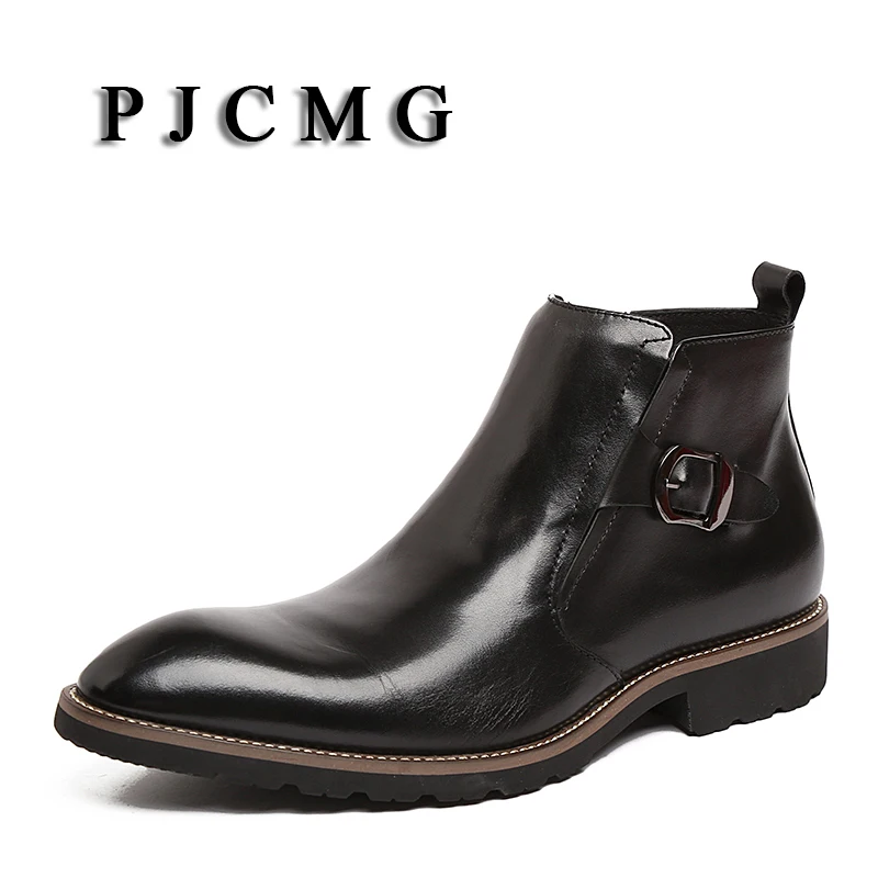 Men Luxury Brand PJCMG Winter Ankle Waterproof Rubber Casual Leather Plush Hiking High Motorcycle Snow Waterproof Men Boots
Men Luxury Brand PJCMG Winter Ankle Waterproof Rubber Casual Leather Plush Hiking High Motorcycle Snow Waterproof Men Boots