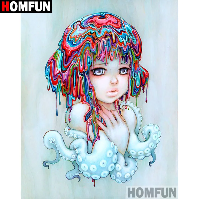 HOMFUN "Cartoon girl" Diamond Painting 5D Full Square/Round Drill Home Decor DIY Diamond Embroidery Cross Stitch A13008
HOMFUN "Cartoon girl" Diamond Painting 5D Full Square/Round Drill Home Decor DIY Diamond Embroidery Cross Stitch A13008