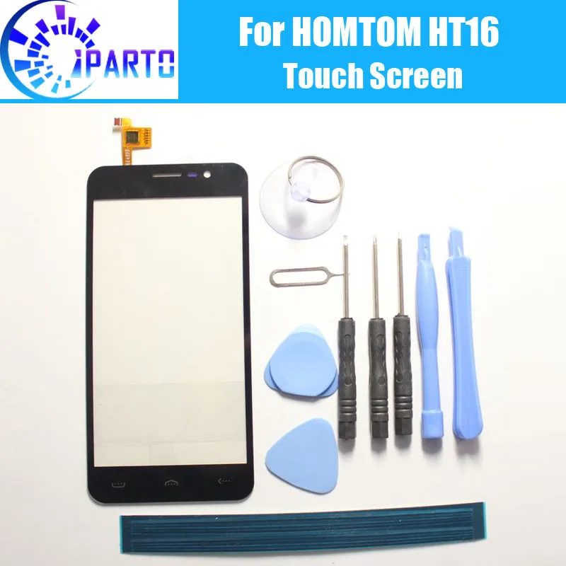 Сенсорный экран HOMTOM HT16 100% гарантия Новый оригинальный заменяемый стекло для HT16+Инструменты в комплекте.