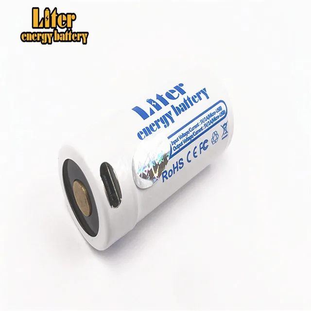 Быстрая отправка 3 7 V 1000mAh литий-ионная аккумуляторная батарея ICR18350 с mirco USB fdual usb diy
