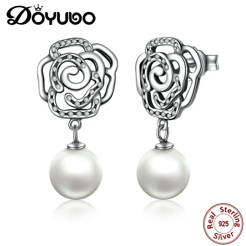 DOYUBO уникальные серьги-подвески с цветочным украшением из чистого Форма Длинные Висячие серьги для Для женщин 925 пробы, Серебристый; Высота т...
DOYUBO уникальные серьги-подвески с цветочным украшением из чистого Форма Длинные Висячие серьги для Для женщин 925 пробы, Серебристый; Высота т...