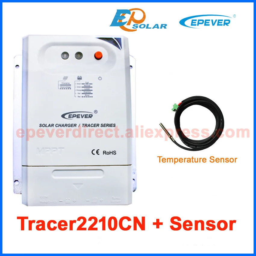 20 А 20 А Макс. ПВ Вход 100 в Tracer2210CN EPEVER Регулятор солнечной батареи с датчиком температуры 20 А 20 А
20 А 20 А Макс. ПВ Вход 100 в Tracer2210CN EPEVER Регулятор солнечной батареи с датчиком температуры 20 А 20 А