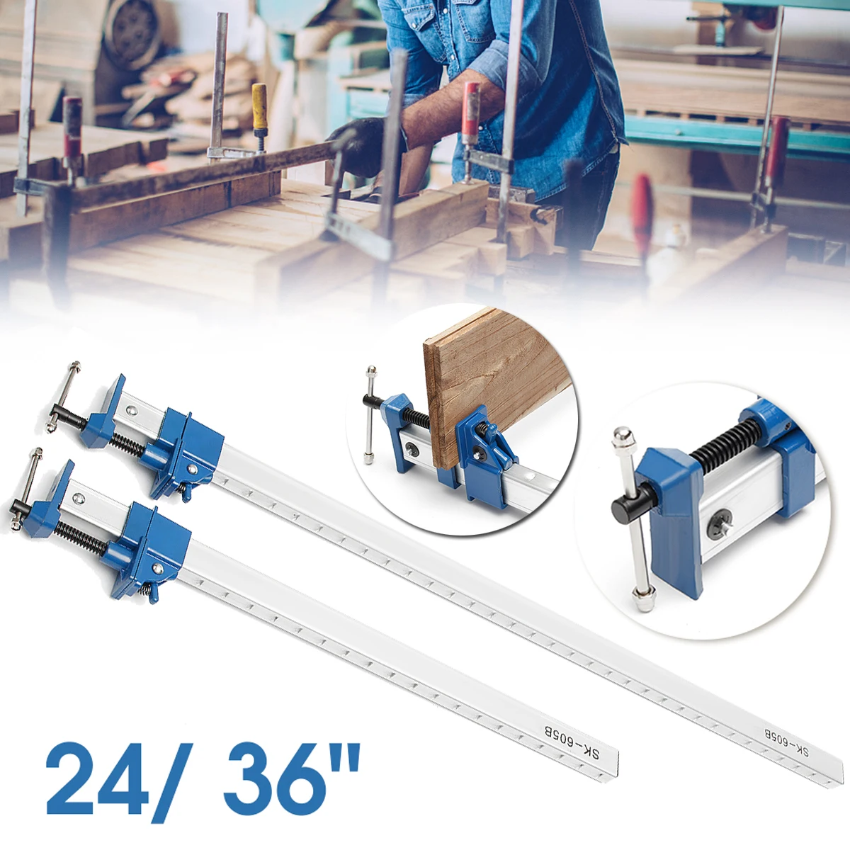 24/36inch Clamp T Bar Wood Clamps for Woodworking F Clamp Cramp Clip Grip Quick Release Wood Holder Hand DIY Tools
24/36inch Clamp T Bar Wood Clamps for Woodworking F Clamp Cramp Clip Grip Quick Release Wood Holder Hand DIY Tools