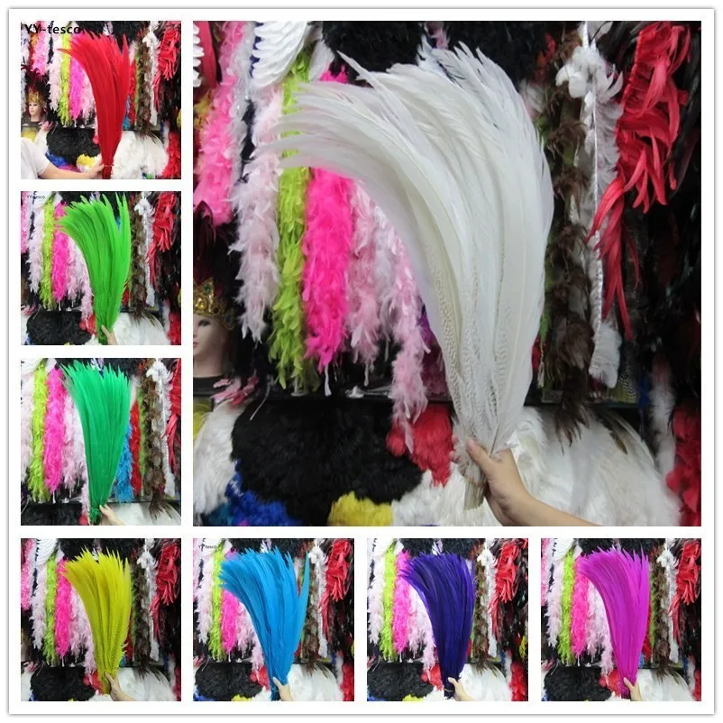 50pcs 55-60CM/long Natural Silver Pheasant Tail Feathers Crafts DIY Wedding Decorations white chicken Pheasant feather plumes
50pcs 55-60CM/long Natural Silver Pheasant Tail Feathers Crafts DIY Wedding Decorations white chicken Pheasant feather plumes