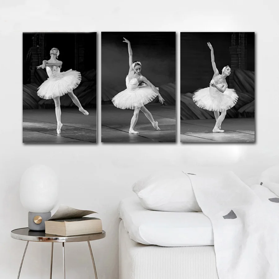 Modern Simple Black and White Ballet Dancer Print Poster Decor Canvas Painting No Frame Wall Picture Art Home Decoration
Modern Simple Black and White Ballet Dancer Print Poster Decor Canvas Painting No Frame Wall Picture Art Home Decoration