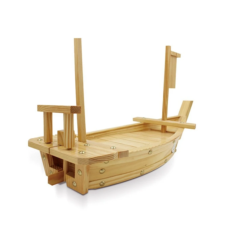 Hot Sale Japanese Cuisine Sushi Boats Handmade Wooden Sushi and Salmon Tray Serving Boat Plate Large Size 50 cm For Restaurant
Hot Sale Japanese Cuisine Sushi Boats Handmade Wooden Sushi and Salmon Tray Serving Boat Plate Large Size 50 cm For Restaurant