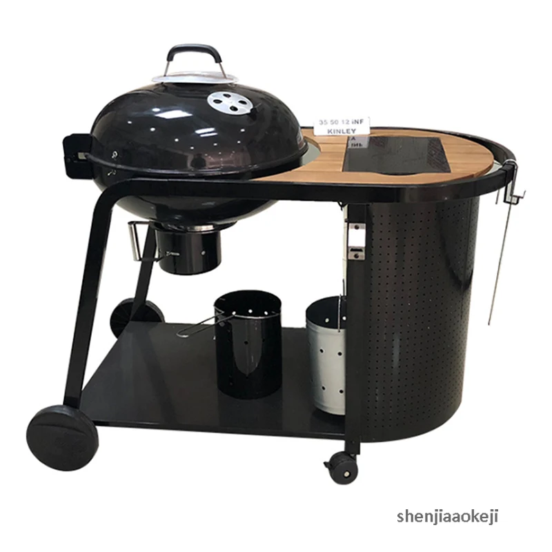 Courtyard barbecue Grill Large Queen Grill Outdoor Garden Plus European Deluxe Grill Easy move Trolley furnace grilling stove
Courtyard barbecue Grill Large Queen Grill Outdoor Garden Plus European Deluxe Grill Easy move Trolley furnace grilling stove