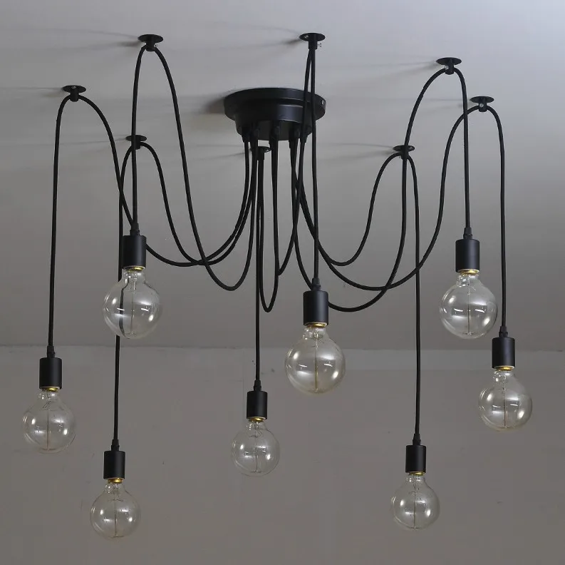 Antique Classic Ajustable DIY Ceiling Spider Lamp Light Retro Chandelier Edison Pedant Chandelier Dining Lamp
Antique Classic Ajustable DIY Ceiling Spider Lamp Light Retro Chandelier Edison Pedant Chandelier Dining Lamp
