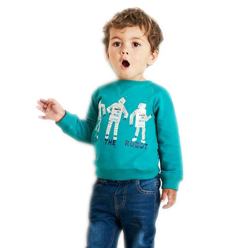 2-7 Years Baby Boys Sweatshirts Long Sleeve Cotton Robot Printing Tops Toddler Boy Children Pullovers KF647
2-7 Years Baby Boys Sweatshirts Long Sleeve Cotton Robot Printing Tops Toddler Boy Children Pullovers KF647
