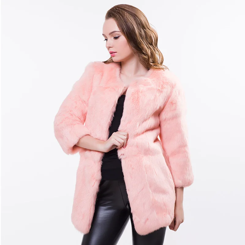 S-5XL Fur coat winter fashion women's fur coat casual women's thick warm warm leather long section of rabbit simple coat
S-5XL Fur coat winter fashion women's fur coat casual women's thick warm warm leather long section of rabbit simple coat