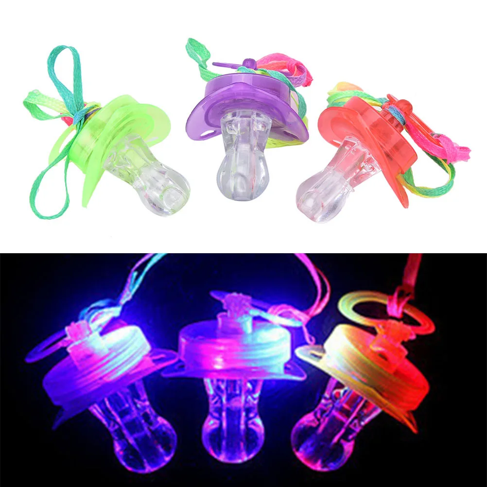 1Pc Led Pacifier Whistle Promotion Shiny Nipple Party Festive Decoration Accessories
1Pc Led Pacifier Whistle Promotion Shiny Nipple Party Festive Decoration Accessories
