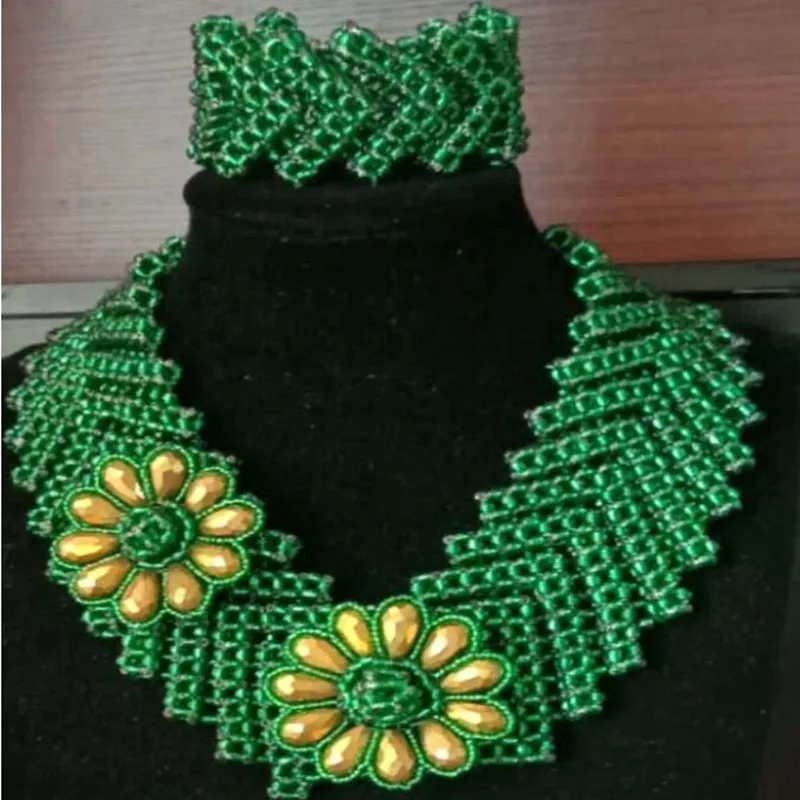 4UJewelry Jewellery Set Dubai Green And Gold Crystal Beaded Necklace Set Bridal African Style Costume Choker Party Set Free Ship
4UJewelry Jewellery Set Dubai Green And Gold Crystal Beaded Necklace Set Bridal African Style Costume Choker Party Set Free Ship