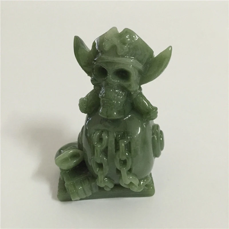 Pirate Skull Statues Sculpture Man-made Jade Stone Skull Head Figurines Halloween Ornaments Home Decoration accessories
Pirate Skull Statues Sculpture Man-made Jade Stone Skull Head Figurines Halloween Ornaments Home Decoration accessories