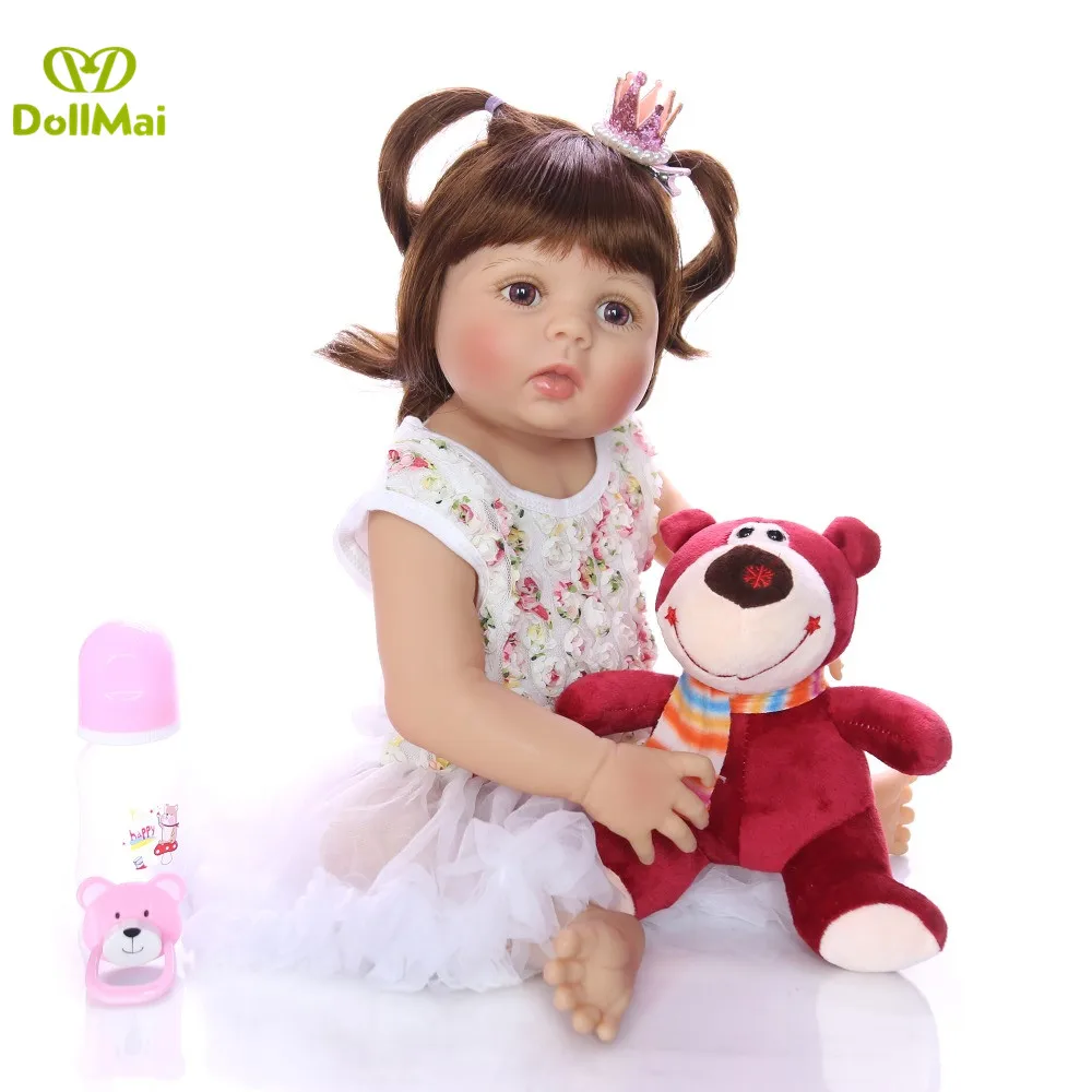 Полностью силиконовая кукла для новорожденных 23 "57 см boneca bebe reborn lol куклы водонепроницаемые куклы для новорожденных девочек с медведем в подарок
Полностью силиконовая кукла для новорожденных 23 "57 см boneca bebe reborn lol куклы водонепроницаемые куклы для новорожденных девочек с медведем в подарок