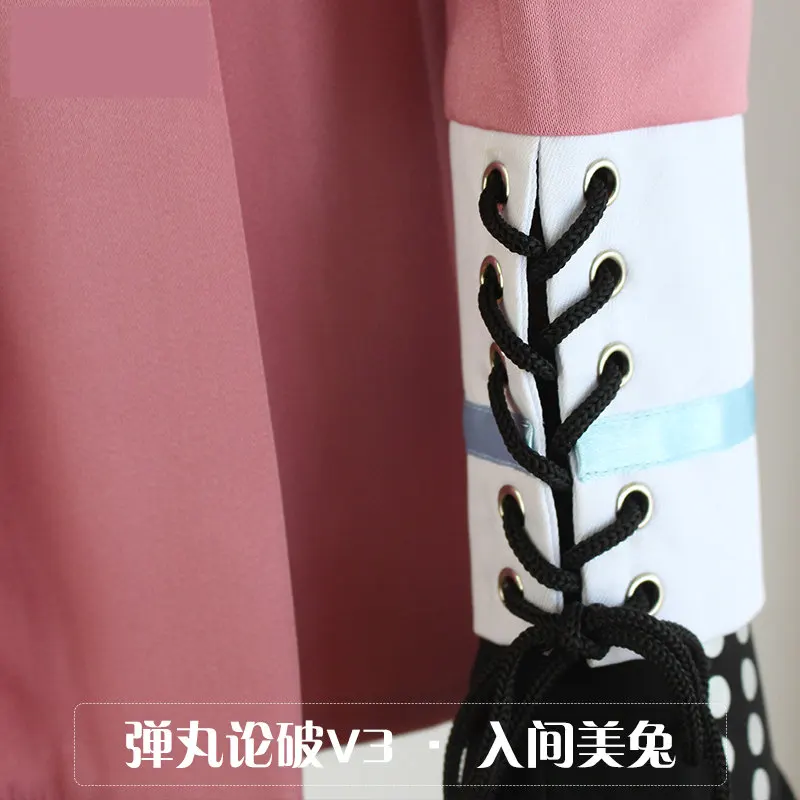 Miu Miu Danganronpa V3 Miu Iruma Cosplay Costume Female Girl Dress Long Sleeve Pink Skirt Suits Stocking Curly Wig
Miu Miu Danganronpa V3 Miu Iruma Cosplay Costume Female Girl Dress Long Sleeve Pink Skirt Suits Stocking Curly Wig