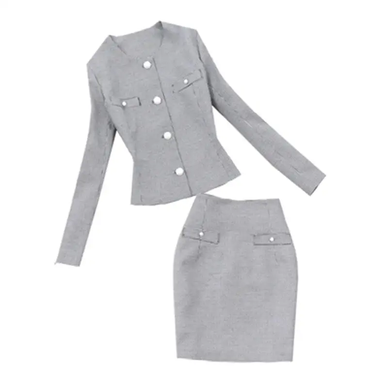 Fashion Plaid suit Female 19 Spring Summer New Large Size Black White Houndstooth Retro Fragrance Top coat + Pack Hip Skirt Set
Fashion Plaid suit Female 19 Spring Summer New Large Size Black White Houndstooth Retro Fragrance Top coat + Pack Hip Skirt Set
