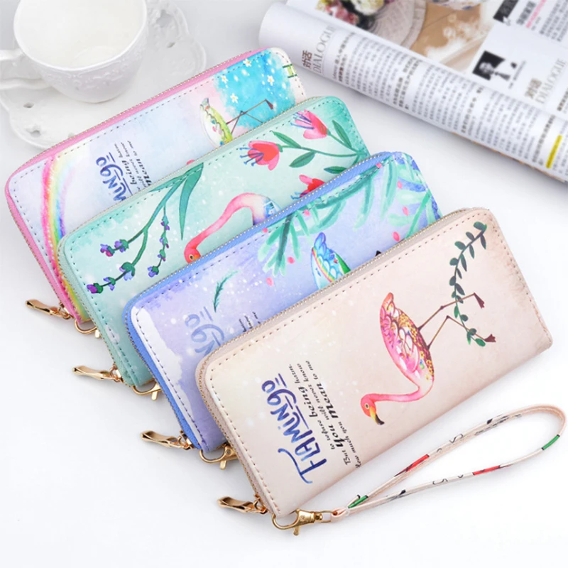 Sweet Cartoon Pattern PU Leather Wallet Portable Business Card ID Purse Credit Card Holders Flamingo Much Colors
Sweet Cartoon Pattern PU Leather Wallet Portable Business Card ID Purse Credit Card Holders Flamingo Much Colors
