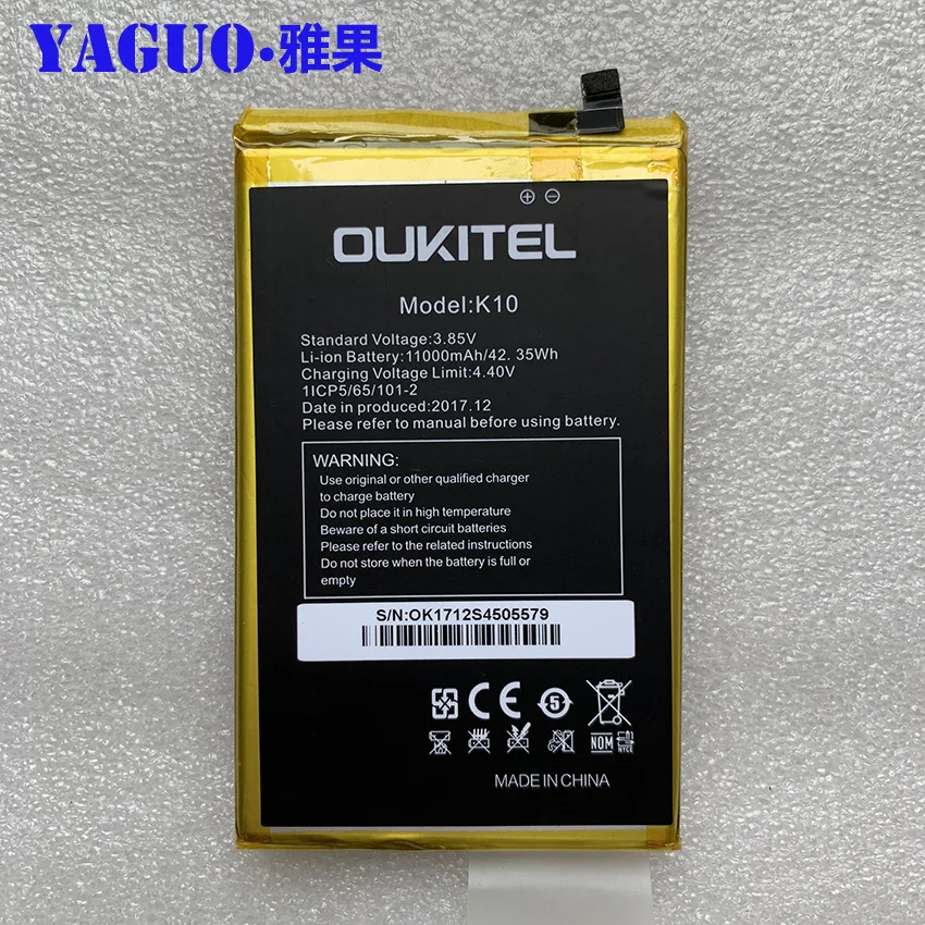 100% Original Full 11000mAh Battery Replacement High Quality Large Capacity Back Up Bateria For Oukitel K10 Smart Phone
100% Original Full 11000mAh Battery Replacement High Quality Large Capacity Back Up Bateria For Oukitel K10 Smart Phone