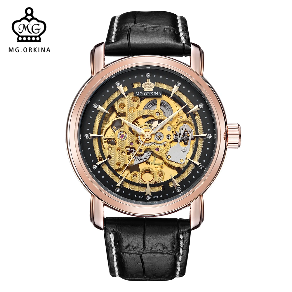 MG. ORKINA Fashion Casual Watch Stainless Steel Mesh Band Horloges Mannen Auto Skeleton Male Mechanical Wristwatch Clock Men
MG. ORKINA Fashion Casual Watch Stainless Steel Mesh Band Horloges Mannen Auto Skeleton Male Mechanical Wristwatch Clock Men