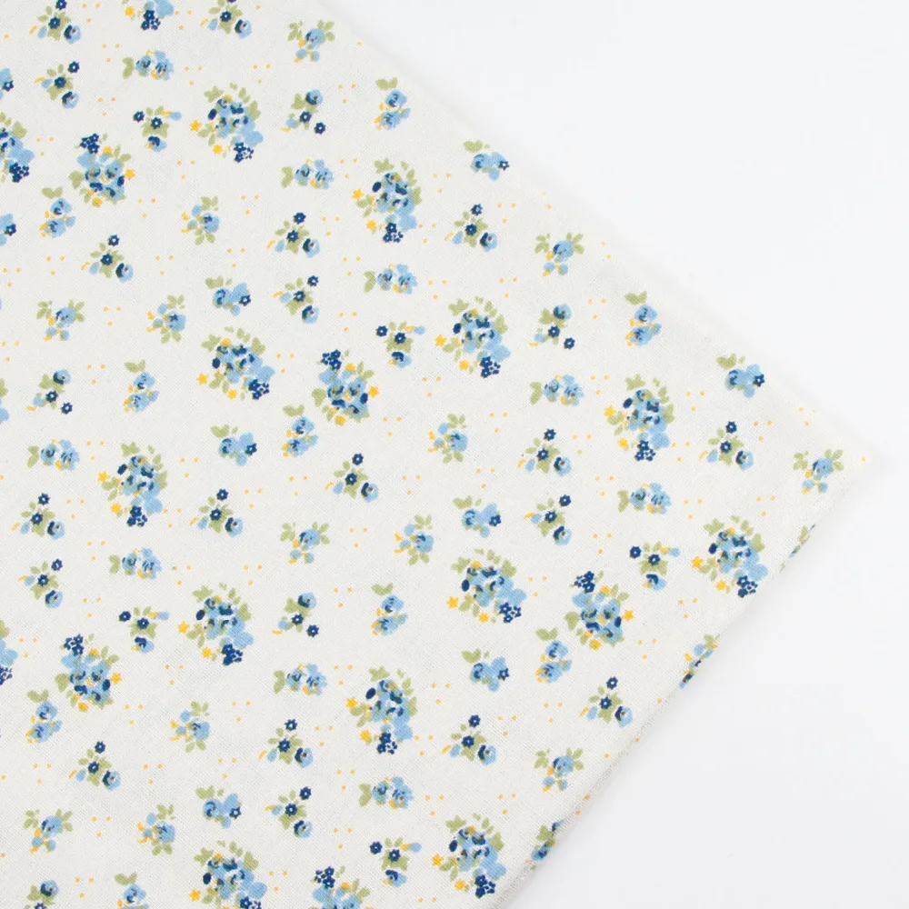 Хлопковая ткань с цветочным принтом 50 см x 150 | Дом и сад