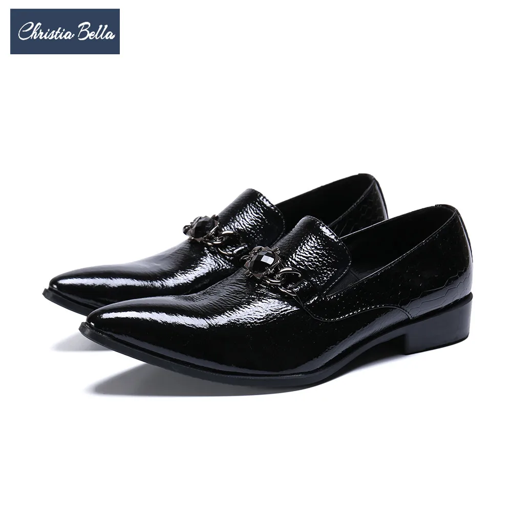 Christia Bella New Business Genuine Leather Men Shoes Pointed Toe Men Brogue Shoes Plus Size Office Formal Dress Shoes Black
Christia Bella New Business Genuine Leather Men Shoes Pointed Toe Men Brogue Shoes Plus Size Office Formal Dress Shoes Black