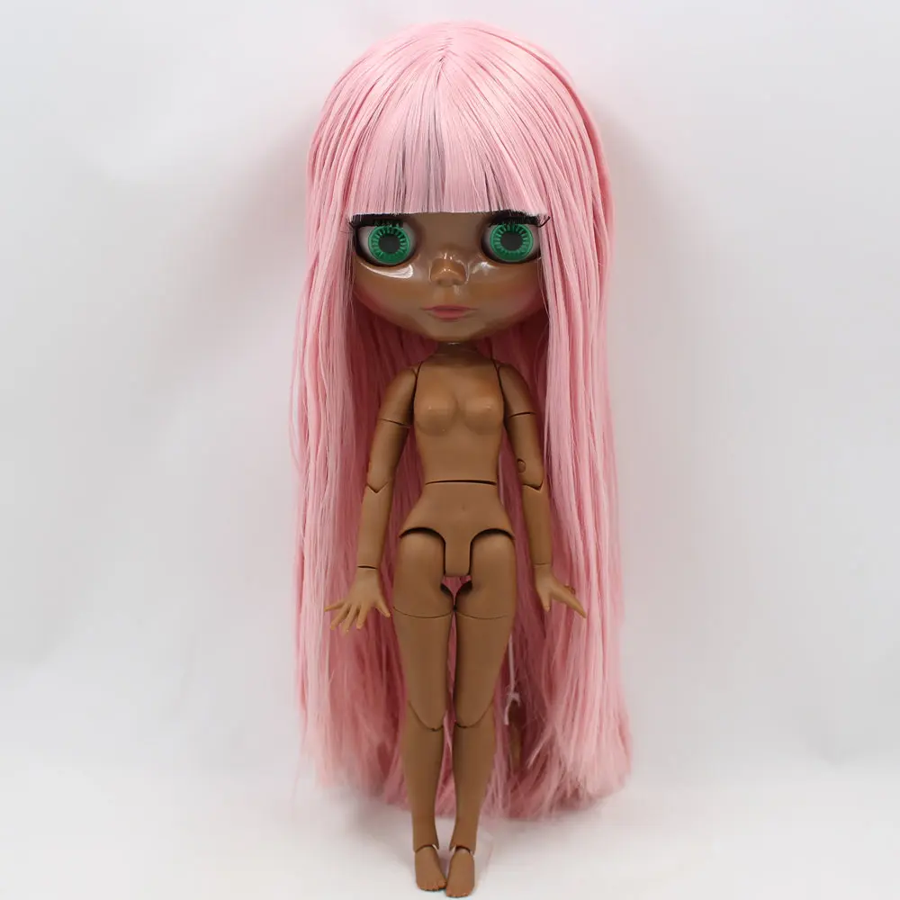 

ICY DBS Blyth doll No.280BL6122 Pink hair JOINT body Super Black skin 1/6 BJD Neo 30cm