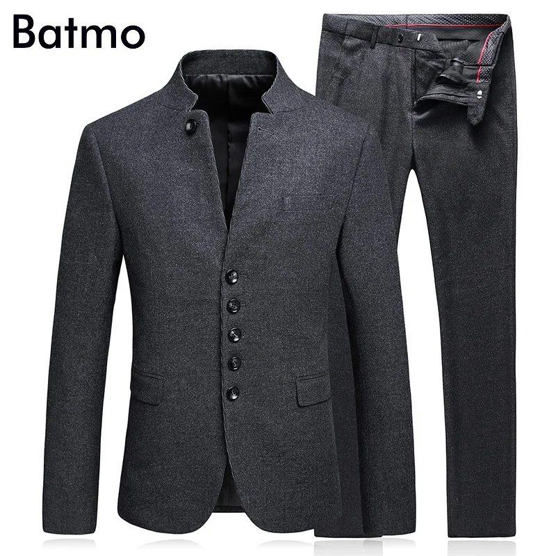 Batmo 2018 Новое поступление высокого качества шерстяное однобортное серый повседневные комплекты для мужчин, мужская торжественное платье, пл...
Batmo 2018 Новое поступление высокого качества шерстяное однобортное серый повседневные комплекты для мужчин, мужская торжественное платье, пл...