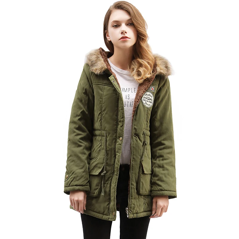 2016 Winter Solid Cotton Fleece Hooded Parkas Coat Women 15 Candy Color Casual Plus Size Slim Zipper DrawString Parkas T063
2016 Winter Solid Cotton Fleece Hooded Parkas Coat Women 15 Candy Color Casual Plus Size Slim Zipper DrawString Parkas T063