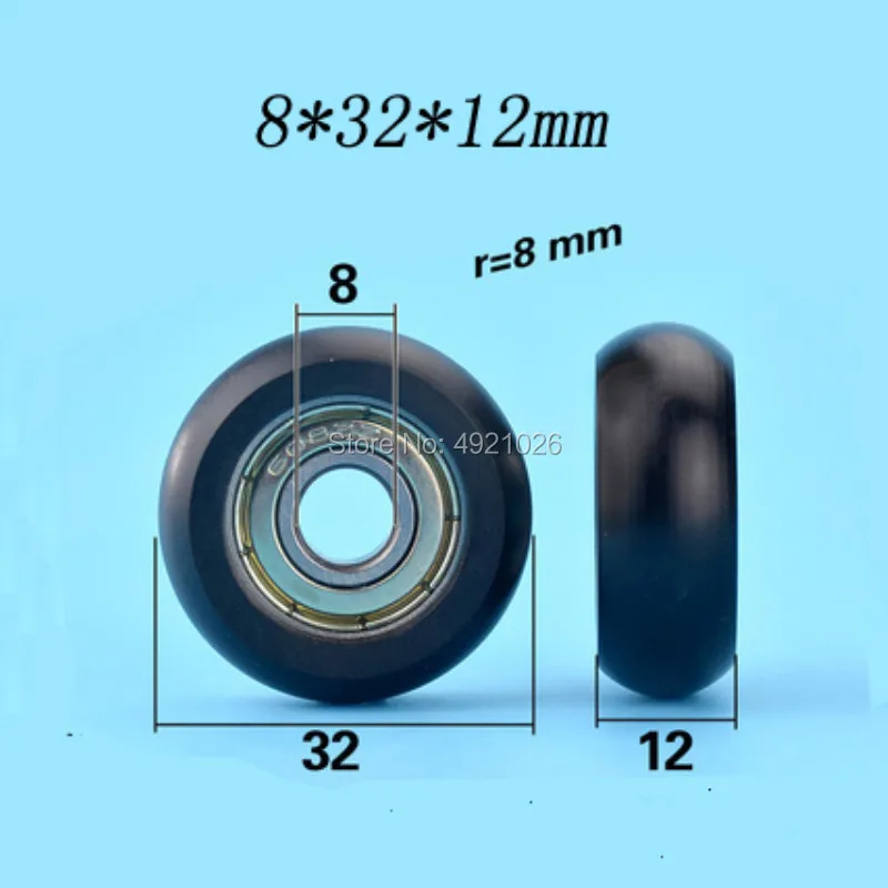 Free shipping 10 PCS 8*32*12mm nylon plastic packets pulley 608ZZ ball bearings embedded pulley small wheels Round type pulley
Free shipping 10 PCS 8*32*12mm nylon plastic packets pulley 608ZZ ball bearings embedded pulley small wheels Round type pulley
