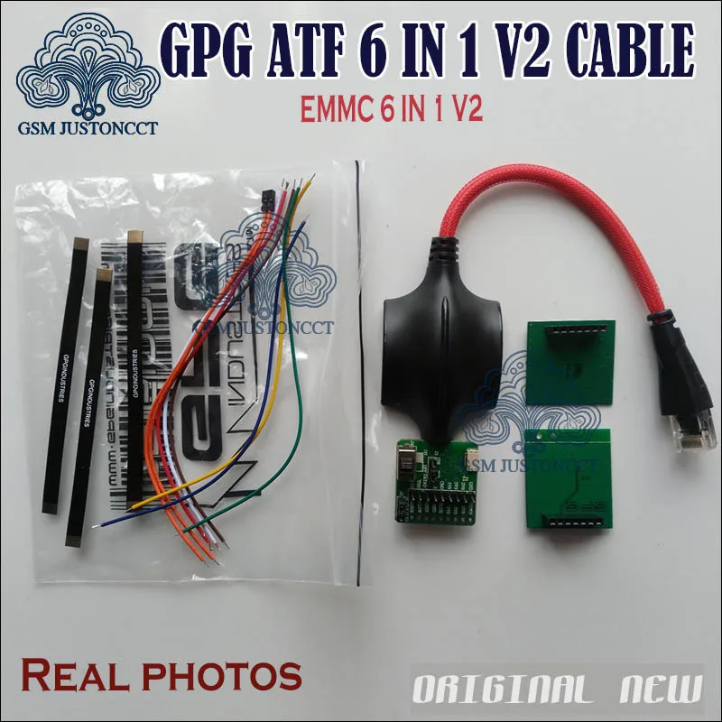 Новейший ATF 6 в 1 V2 EMMC кабель для NOKIA & JTAG ISP/ATF 6in1 от GPG|Детали устройств связи| |