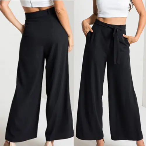 ITFABS Newest Arrivals Fashion Hot Women Lady Casual High Solid Waist Pants Female Wide Leg Loose Casual Simple Style Pants
ITFABS Newest Arrivals Fashion Hot Women Lady Casual High Solid Waist Pants Female Wide Leg Loose Casual Simple Style Pants