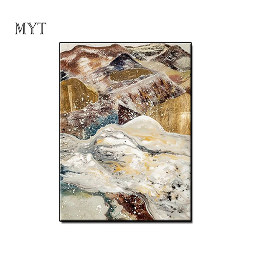 MYT 100% Handpainted Picture Paintings Beautiful peaks Abstract Oil Painting on Canvas Wall Art Pictures For Room Unframed
MYT 100% Handpainted Picture Paintings Beautiful peaks Abstract Oil Painting on Canvas Wall Art Pictures For Room Unframed