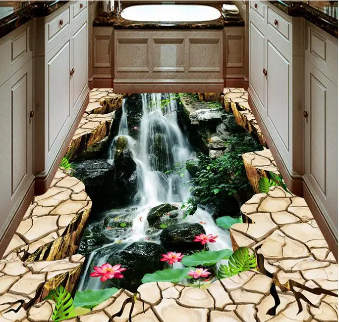 custom 3d flooring waterfall wallpaper for walls 3 d Living room bedroom 3d floor painting self adhesive wallpaper
custom 3d flooring waterfall wallpaper for walls 3 d Living room bedroom 3d floor painting self adhesive wallpaper