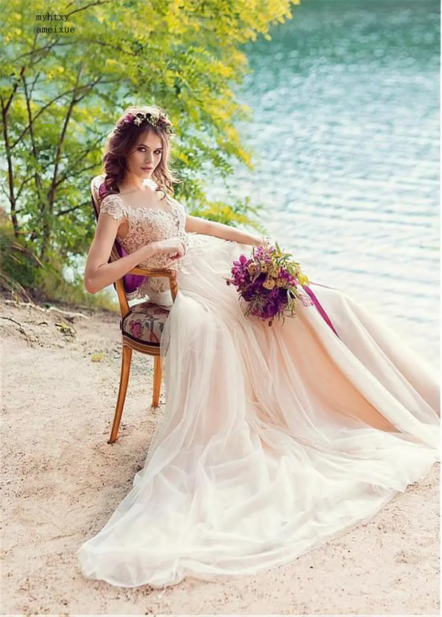 Tulle V-neck Neckline A-line Beach Sexy Cheap Wedding Dresse 2020 Lace Appliques Nude Bridal Gowns Vestido De Noiva Simple Party
Tulle V-neck Neckline A-line Beach Sexy Cheap Wedding Dresse 2020 Lace Appliques Nude Bridal Gowns Vestido De Noiva Simple Party